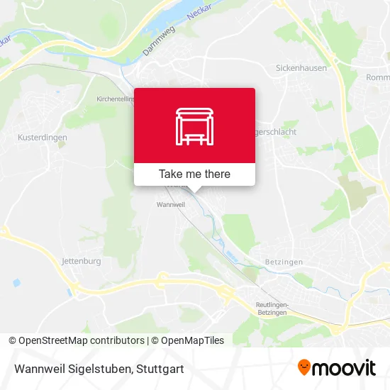 Карта Wannweil Sigelstuben