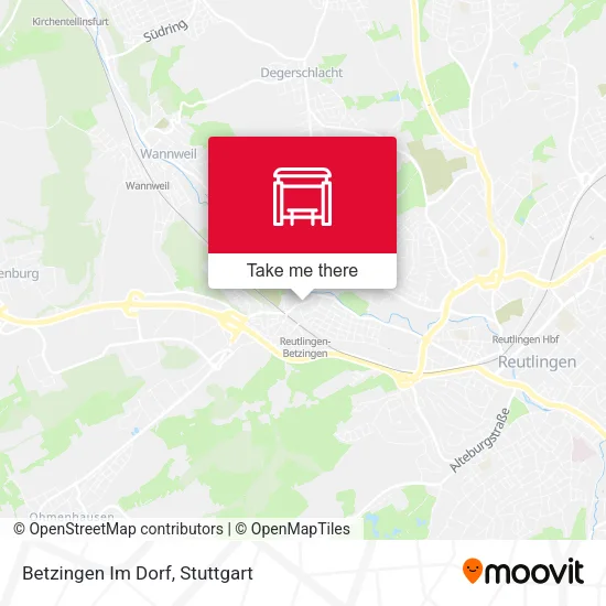 Карта Betzingen Im Dorf