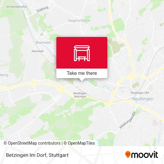 Карта Betzingen Im Dorf