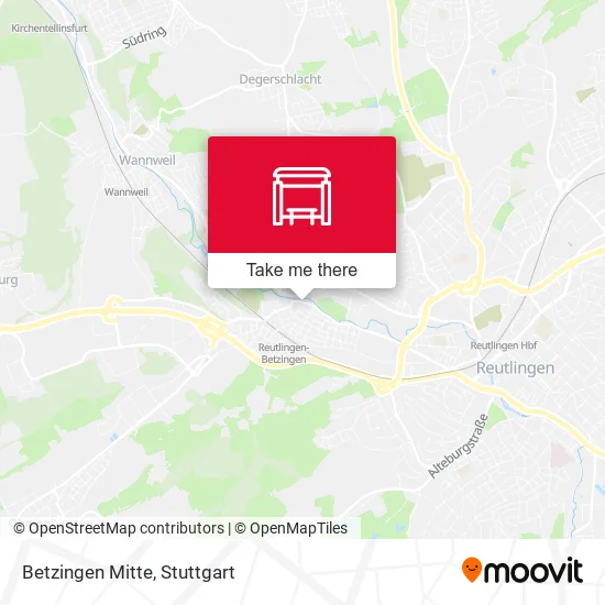 Карта Betzingen Mitte