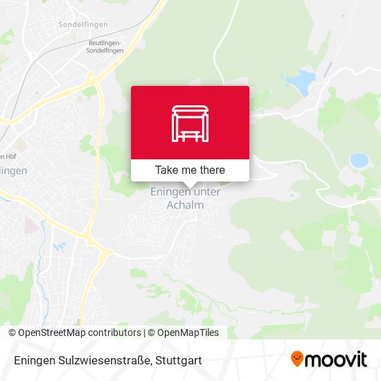 Eningen Sulzwiesenstraße map