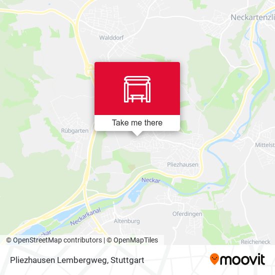 Pliezhausen Lembergweg map