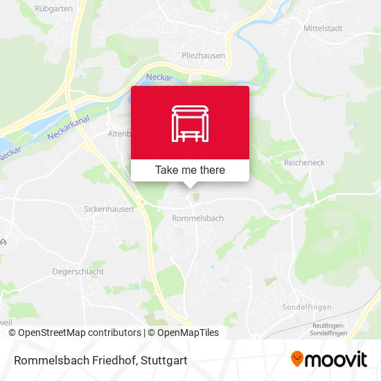 Карта Rommelsbach Friedhof