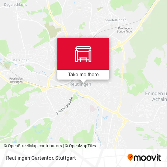 Карта Reutlingen Gartentor