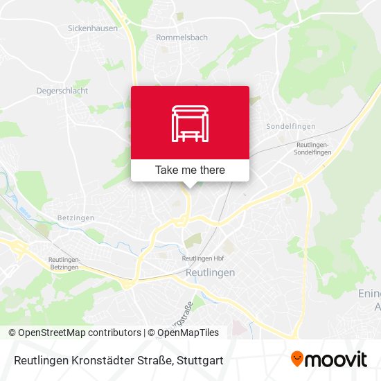 Reutlingen Kronstädter Straße map
