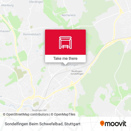 Карта Sondelfingen Beim Schwefelbad