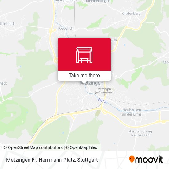 Карта Metzingen Fr.-Herrmann-Platz