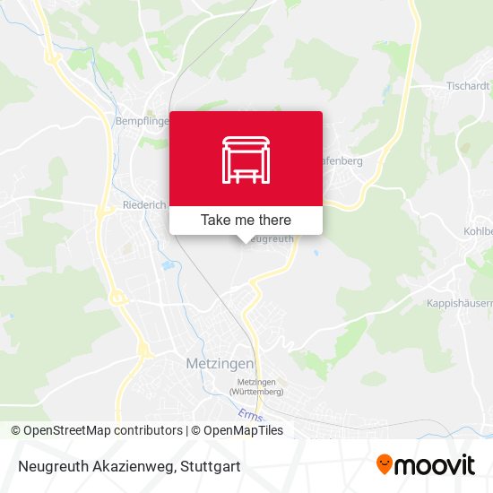 Neugreuth Akazienweg map