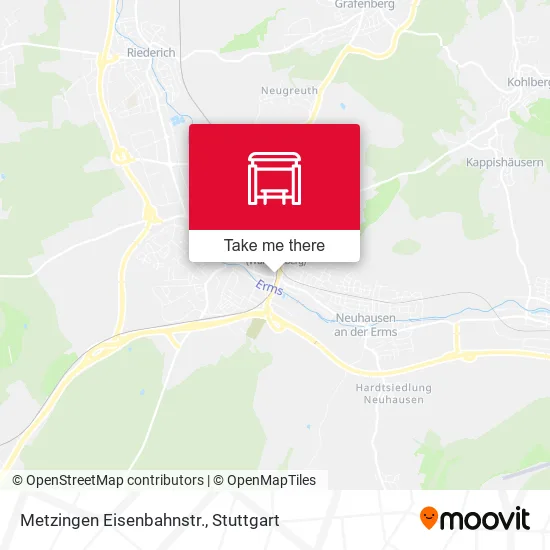 Metzingen Eisenbahnstr. map