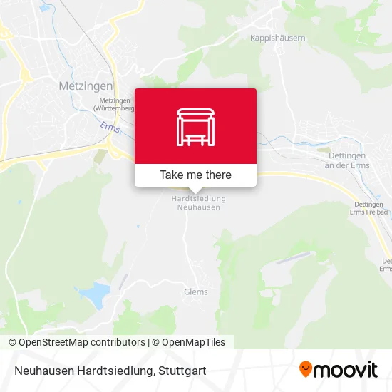 Карта Neuhausen Hardtsiedlung