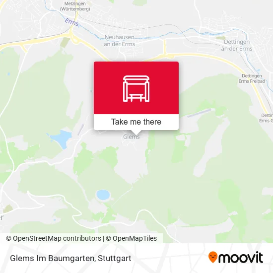Карта Glems Im Baumgarten