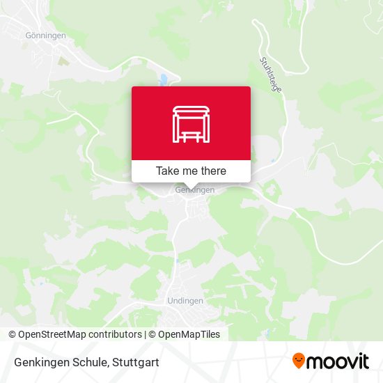 Genkingen Schule map