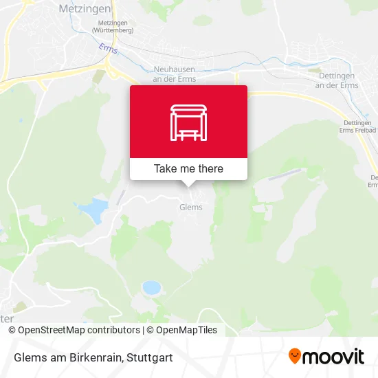 Карта Glems am Birkenrain