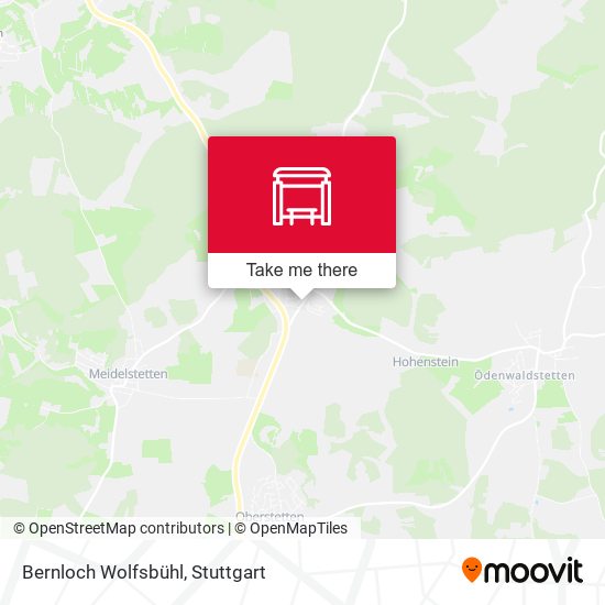 Bernloch Wolfsbühl map