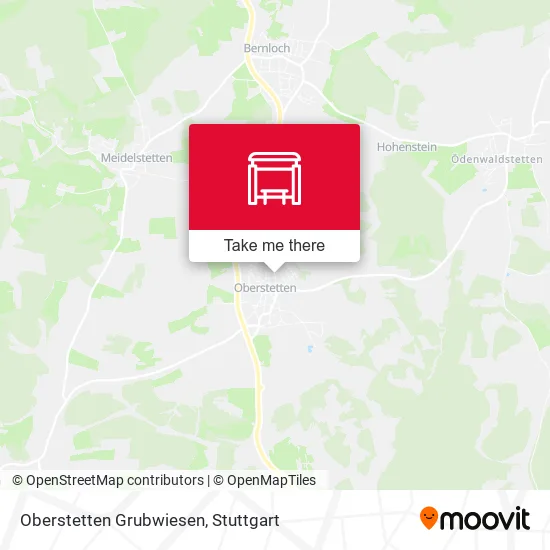 Карта Oberstetten Grubwiesen
