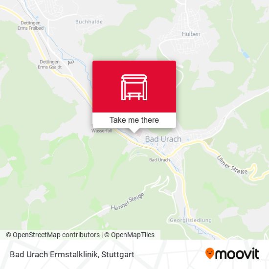 Bad Urach Ermstalklinik map