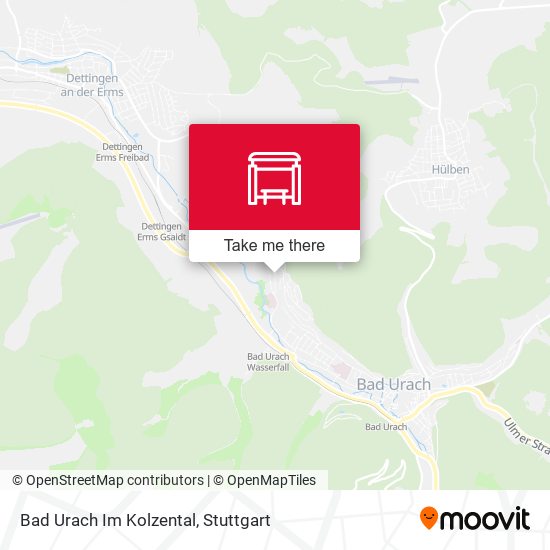 Bad Urach Im Kolzental map