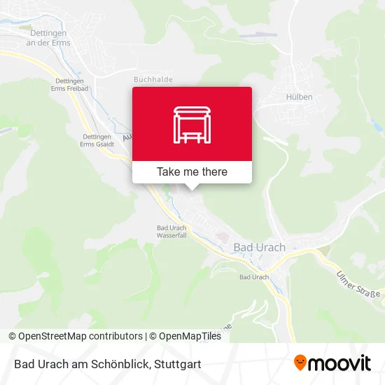 Карта Bad Urach am Schönblick