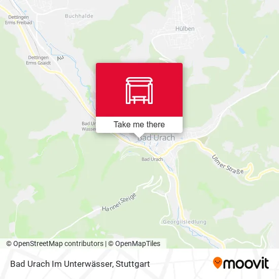 Карта Bad Urach Im Unterwässer