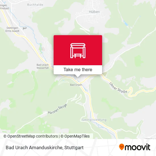 Bad Urach Amanduskirche map