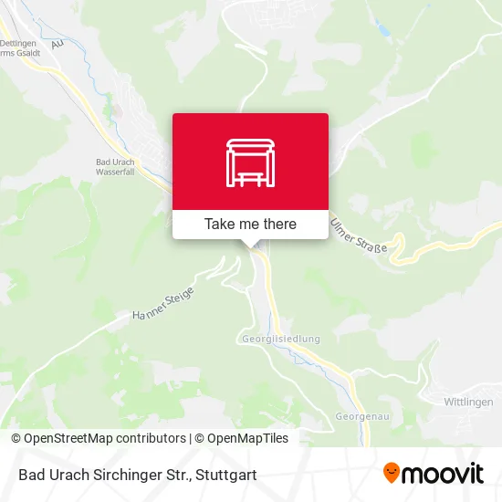 Карта Bad Urach Sirchinger Str.