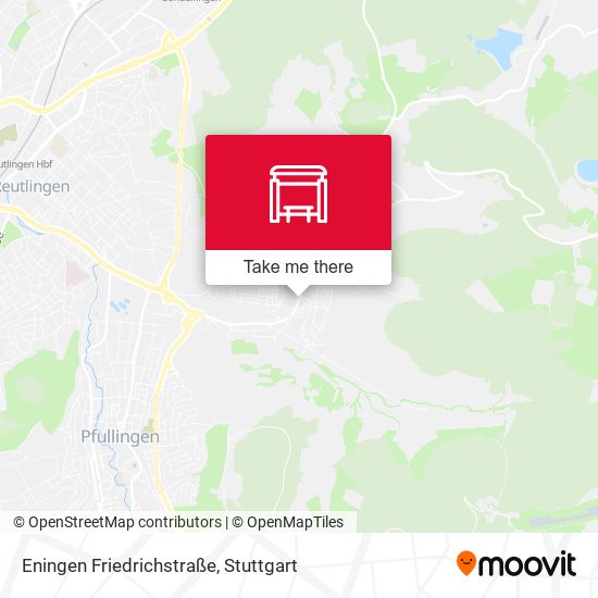Eningen Friedrichstraße map