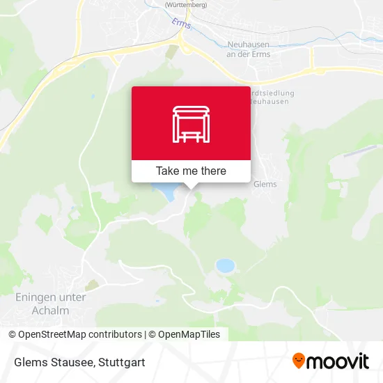 Карта Glems Stausee