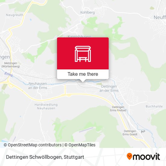 Dettingen Schwöllbogen map
