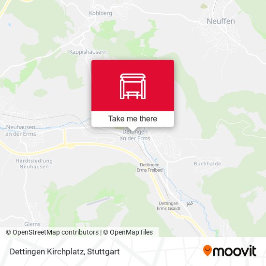 Карта Dettingen Kirchplatz