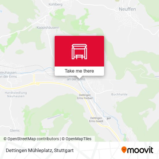 Dettingen Mühleplatz map