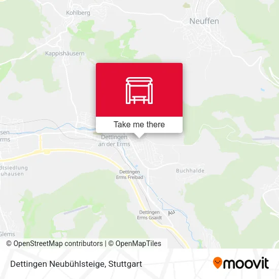 Карта Dettingen Neubühlsteige