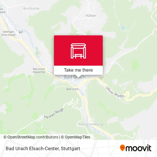 Карта Bad Urach Elsach-Center