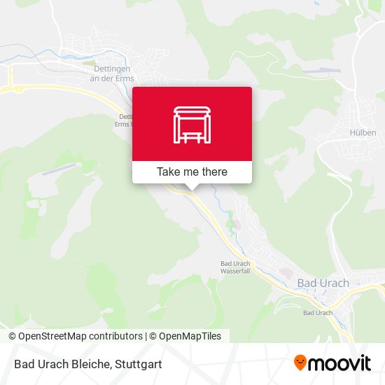 Карта Bad Urach Bleiche