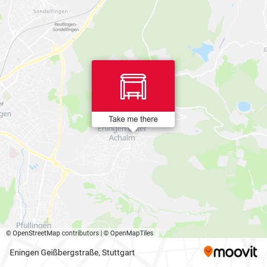 Eningen Geißbergstraße map