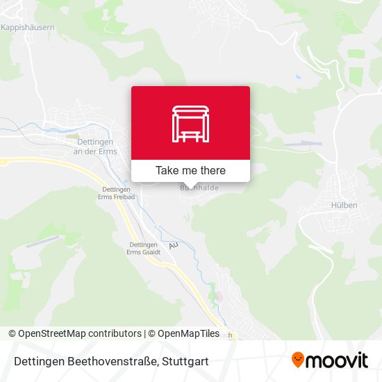 Dettingen Beethovenstraße map