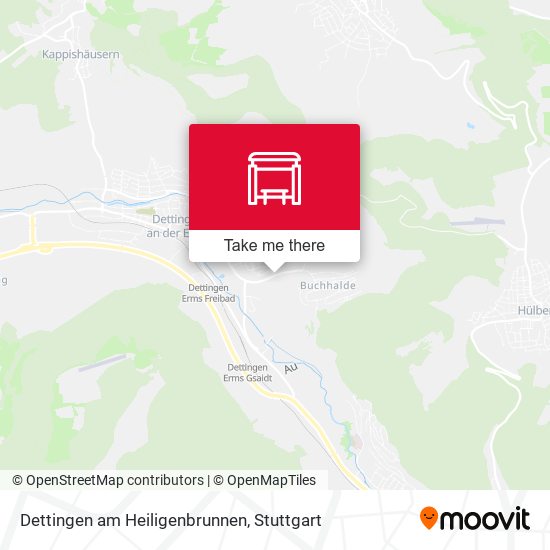 Dettingen am Heiligenbrunnen map