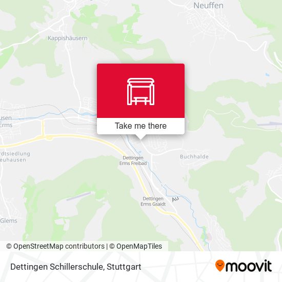 Dettingen Schillerschule map