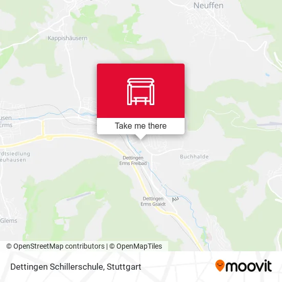 Карта Dettingen Schillerschule