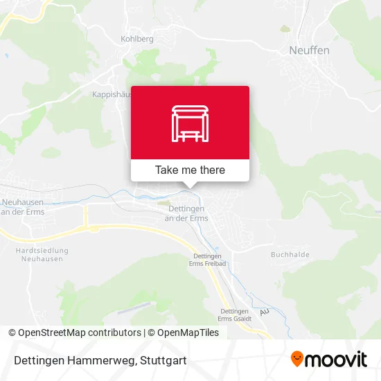Карта Dettingen Hammerweg