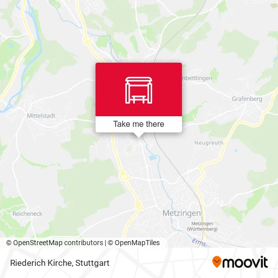 Riederich Kirche map