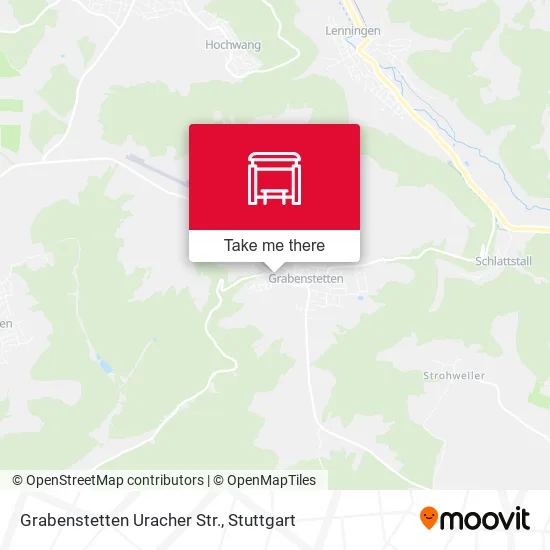 Карта Grabenstetten Uracher Str.