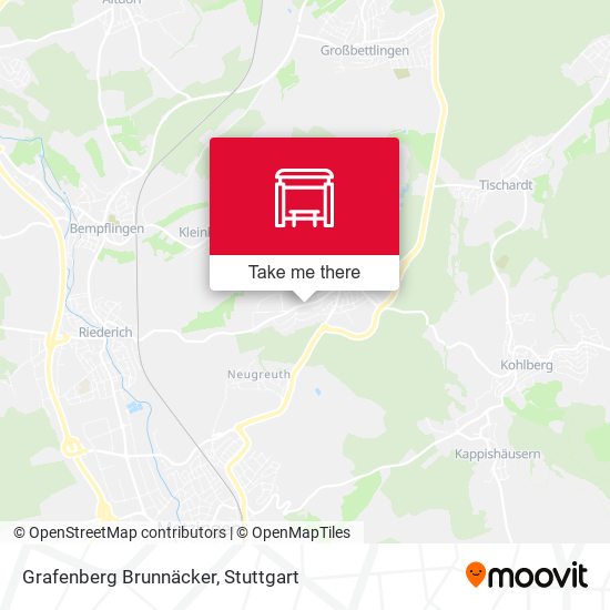 Grafenberg Brunnäcker map