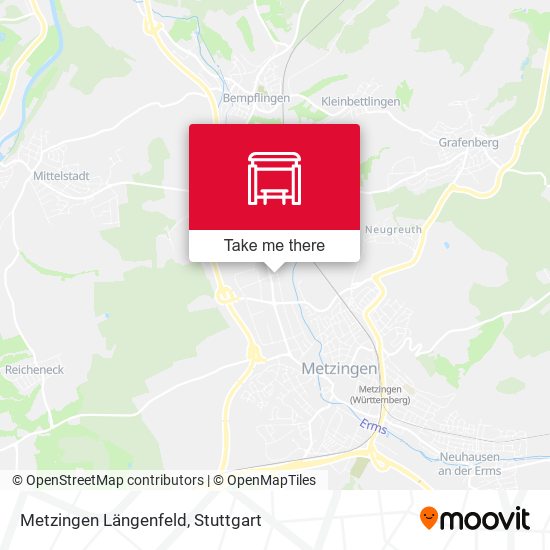 Metzingen Längenfeld map