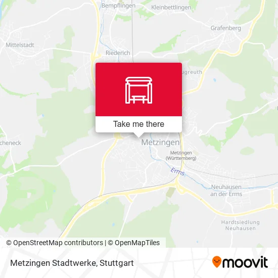Карта Metzingen Stadtwerke