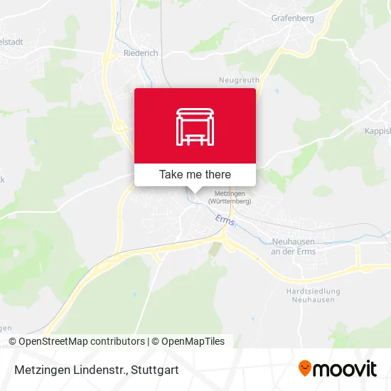 Metzingen Lindenstr. map