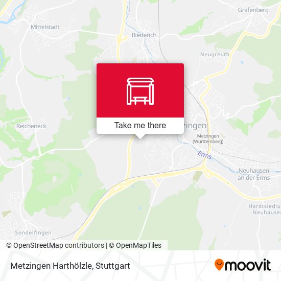 Карта Metzingen Harthölzle