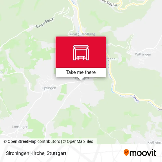 Sirchingen Kirche map