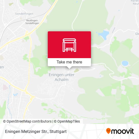 Карта Eningen Metzinger Str.