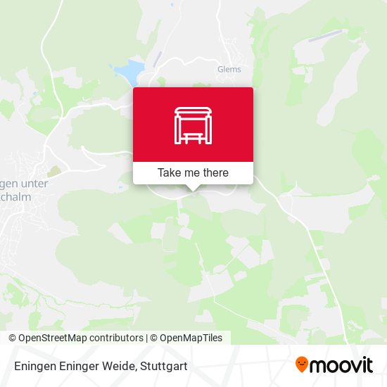 Eningen Eninger Weide map