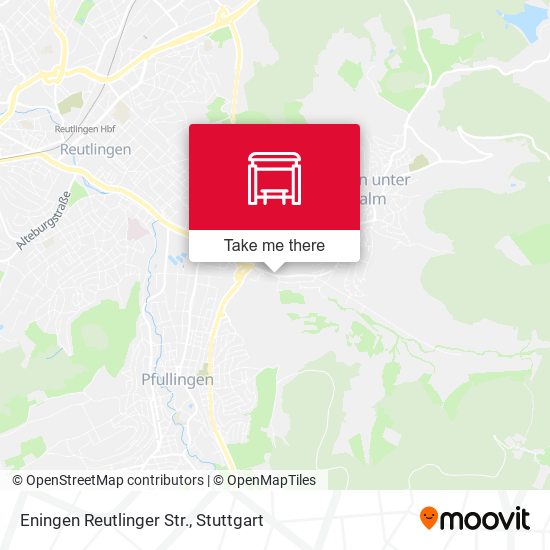 Карта Eningen Reutlinger Str.